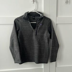 Boys Patagonia half zip better sweater